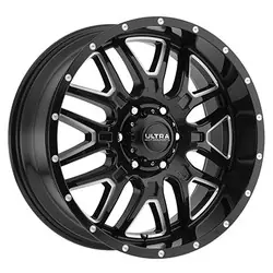 Express Delivery Ultra 203BM Hunter 5x139.7 20x9 +18 Gloss Black w/ Milled Accents