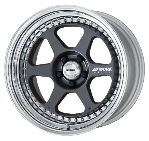 Premium Work Meister L1 3P 5x108 19x9.5-43 R Disk Matte Gunmetal