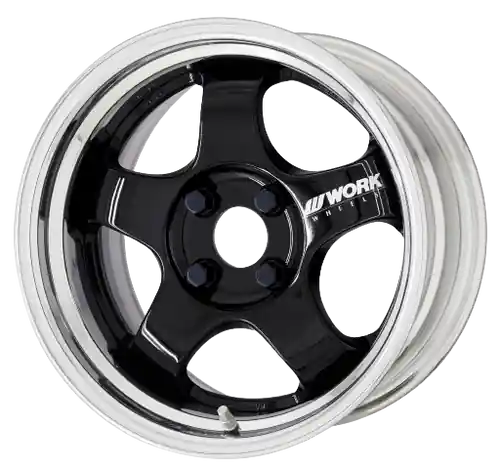 Work Meister S1 2P 5x114.3 15x8+38 O Disk Black Fan Favorite