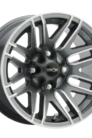 Discount Vision ATV 112 Assault 4x110 12x8-10 Gunmetal Machined Face