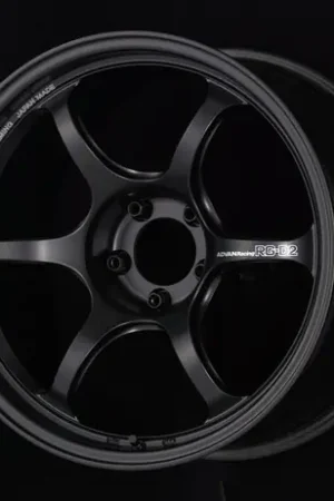 Advan Racing RG-D2 5x114.3 18x9.5 +35 SEMI GLOSS BLACK Direct From Manufacturer