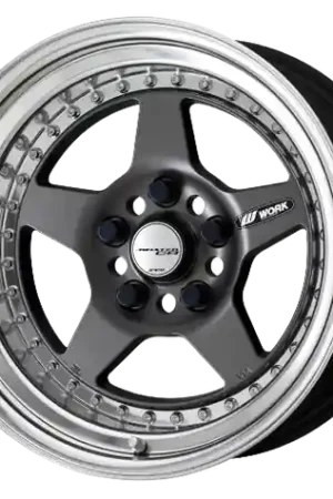 Big Sale Work Meister Cr01 5x112 16x10+-28 A Disk Matte Gunmetal
