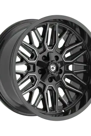 Gear Off Road 775BM 8X180 20x10 -19 Gloss Black Milled Price Cut