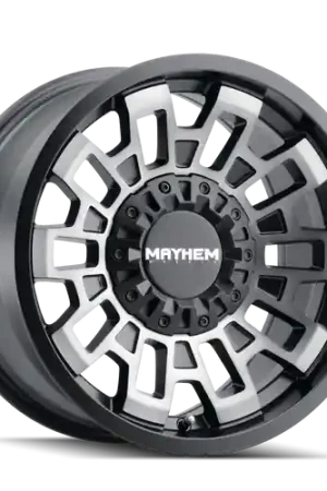 Mayhem Cortex 8113 5x127/5x139.7 20x10-19 Matte Black W/Machined Dart Tint Exclusive Offer