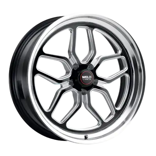 Limited Edition WELD Performance Laguna 5x127 20x9.5 0 Gloss Black/Milled Diamond Cut Lip