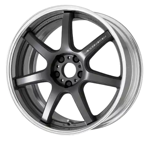 Work T7r 2P 5x114.3 20x10.0 +12 Matte Gunmetal Fast Shipping