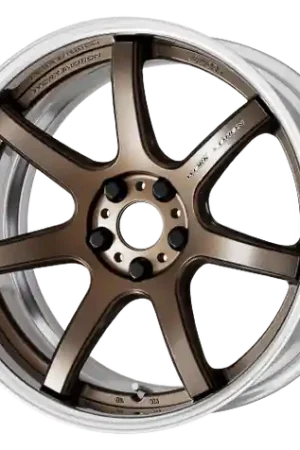 Genuine Work T7r 2P 5x105 19x9.5 +45 Matte Bronze