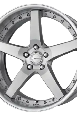 Shop Now Work Gnosis Gr203 5x112 19x8.5+30 H Disk Brush Silver Clear