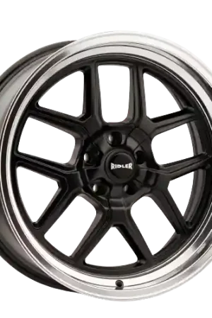 Ridler 610 5x120.65 20x10+0 Matte Black/Polished Lip Shop Now