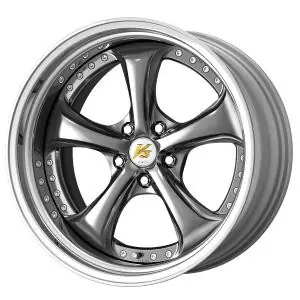 Handmade Work Wheels VS-KF 5x114.3 19x9+34 Brilliant Silver Black O Disk STEP RIM