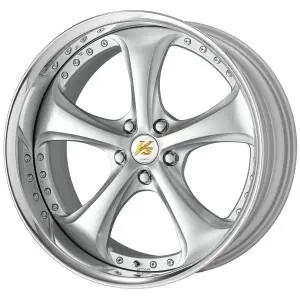 Weekend Sale Work Wheels VS-KF 5x112 18x11.5+9 Light Grey Silver L Disk FULL REVERSE