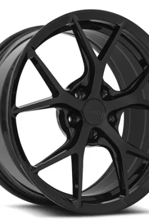 MRR FS6 5x120 19x8.5 +38 Gloss Black fit Corvette C8 Exclusive