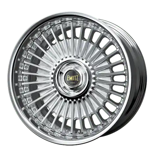 Work Emitz Chrome 5x105 19x9.0 +12 Brand New