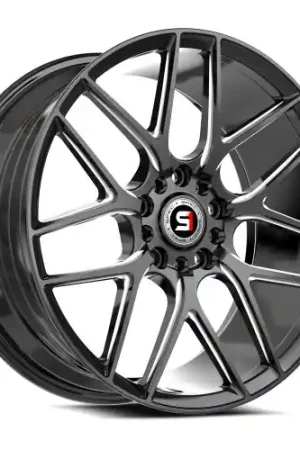 Spec-1 SP-78 4x100/4x114.3 17x7.5 +35 Gloss Black & Milled Price Cut