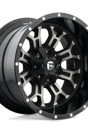 Fuel 1PC D561 CRUSH 8X170 20X9 +1 GLOSS MACHINED DOUBLE DARK TINT Best Seller