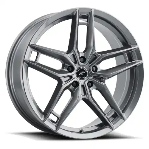 Platinum 464GN Lotus 5X112 20x8.5 +35 Gloss Gun Metal Grey Markdown
