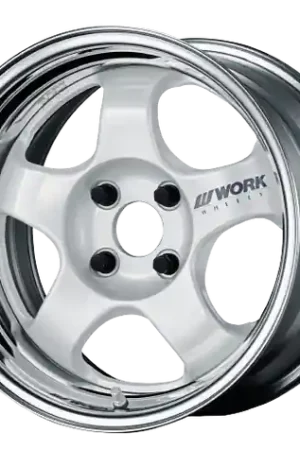 Work Meister S1 2P 5x100 15x9.5+45 O Disk White Price Cut