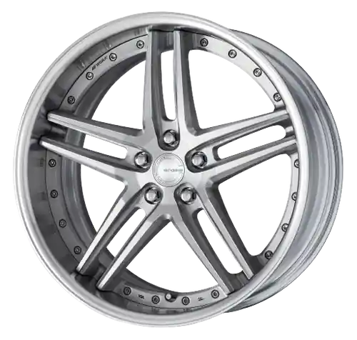 Work Gnosis Gr205 5x114.3 20x8.5+30 H Disk Brush Silver Clear Modern