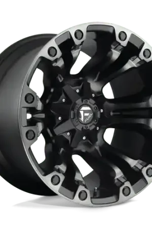 Wholesale Fuel 1PC D851 VAPOR 8X180 20X9 +1 MATTE BLACK GRAY TINT