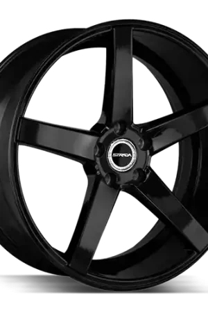 Strada Perfetto 5x114.3 22x8.5 +40 Gloss Black Price Drop
