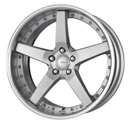 Work Gnosis Gr203 5x120 21x9.5+22 O Disk Brush Silver Clear Hassle-Free Returns