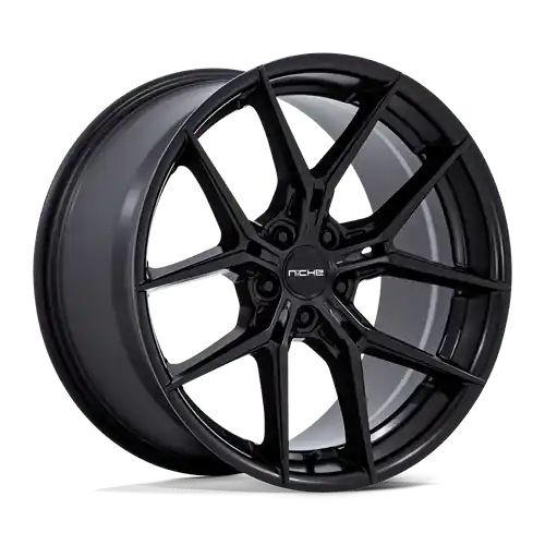Express Delivery Niche 1PC NC279 PRODIGY 5 5X115 22x9 +15 MATTE BLACK