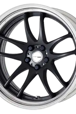 Work Cr 2P 5x100 19x11.0 +45 Matte Black Crafted