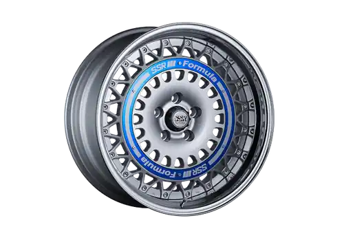 FORMULA AERO MESH 5X100 18X9.5+18 NR Disk Titan Silver Worldwide Shipping