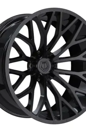 Free Shipping TIS 566B 8x165.1 20x10 -24 Gloss Black & Painted lip logo