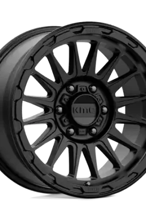 KMC KM542 IMPACT 6X139.7 18X9 +18 SATIN BLACK Express Delivery