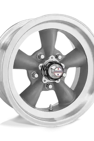 Flash Sale American Racing Vintage VN105 TORQ THRUST D 5X127 15X7 -6 TORQ THRUST GRAY MACHINED LIP