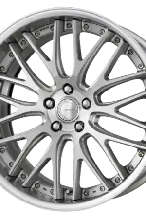 Work Gnosis Gr204 5x120.65 19x9.5+0 O Disk Brush Silver Clear Luxury