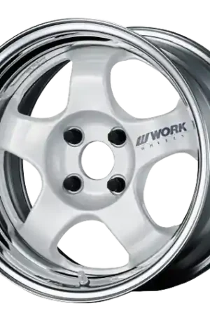 Work Meister S1 2P 5x108 15x8.5+0 O Disk White Free Shipping