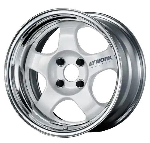 Work Meister S1 2P 5x108 15x8.5+0 O Disk White Free Shipping