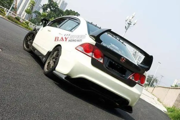 Limited Offer Honda Civic 4DR Bay Speed Type R Rear Bumper - CFRP - CF3038TR
