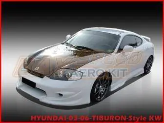 Hyundai Tiburon Bay Speed VS Side Skirts - FRP - 1177V Fan Favorite