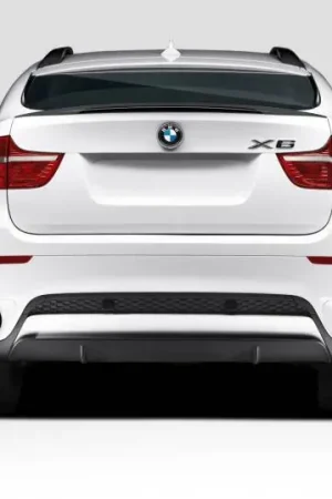 BMW X6 Duraflex M Performance Look Rear Diffuser Lip Under Air Dam Spoiler - 1 Piece - 109528 Buy Online