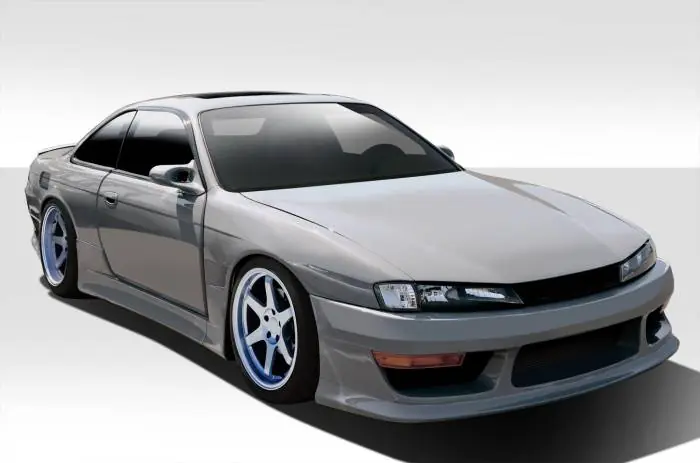 Nissan 240SX Duraflex V-Speed Wide Body Kit - 8 Piece - 109518 Limited Edition