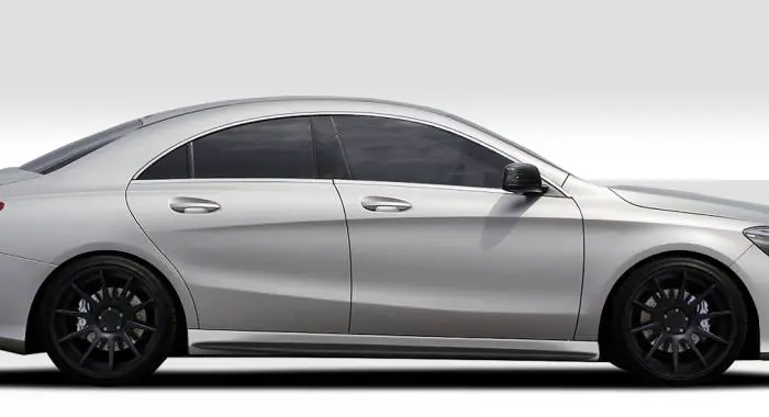 Mercedes-Benz CLA Duraflex Black Series Look Side Skirt Rocker Panels - 2 Piece - 112007 Bulk Order