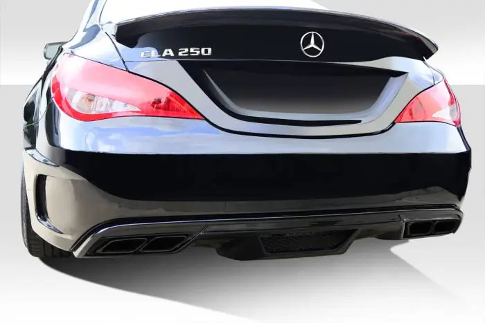 Mercedes-Benz CLA Duraflex Black Series Look Wide Body Rear Bumper Cover - 1 Piece - 112013 Reduced Price