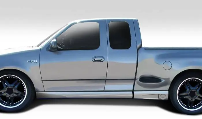 While Supplies Last Ford F150 Duraflex BT-1 Side Skirts Rocker Panels - 4 Piece - 112129