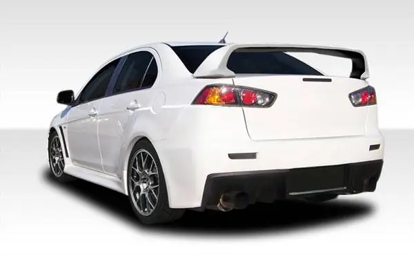 Mitsubishi Lancer Duraflex Evo X Look Rear Bumper Cover - 1 Piece - 106955 Big Sale