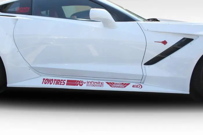 Chevrolet Corvette Duraflex Gran Veloce Wide Body Side Skirts- 2 Piece - 112430 Trending