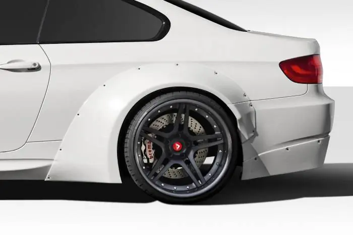Place Order BMW 3 Series Duraflex Circuit Wide Body Rear Fender Flares - 4 Piece - 112600