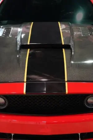 Special Discount Ford Mustang Carbon Creations CVX Hood - 1 Piece - 112582