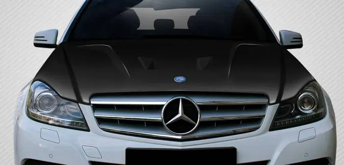 Budget Mercedes-Benz C Class Carbon Creations Black Series Look Hood - 1 Piece - 112323