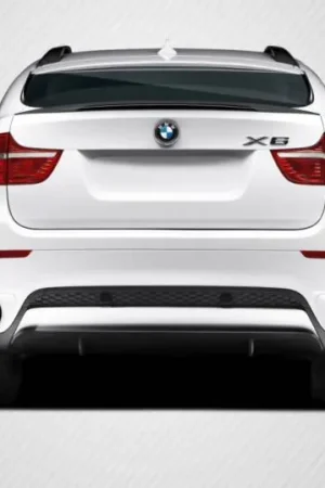 Express Delivery BMW X6 Carbon Creations M Performance Look Rear Diffuser Lip Under Air Dam Spoiler - 1 Piece - 109569