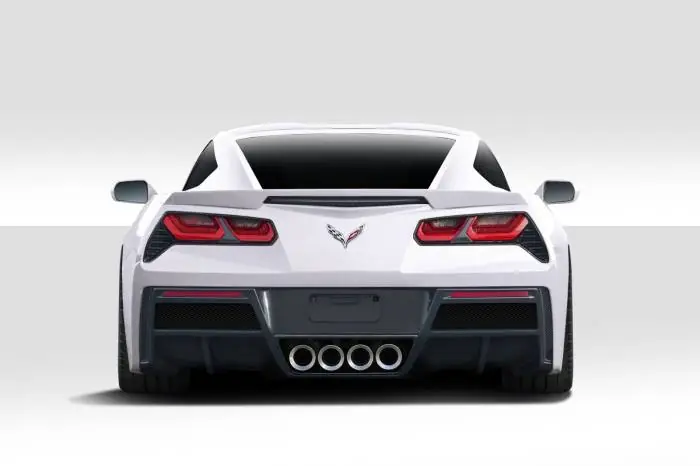 Chevrolet Corvette Duraflex Gran Veloce Rear Diffuser- 1 Piece - 112426 Direct From Factory