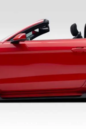 Professional Grade Ford Mustang Duraflex Grid Side Skirts Rocker Panels - 2 Piece - 112565