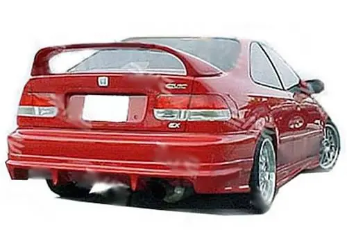 Holiday Sale Honda Civic 2/4 Dr Fields Style KBD Urethane Rear Body Kit Bumper 37-2181